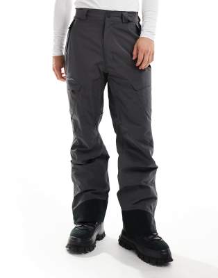 Powder Stash ski pants in gray-Black