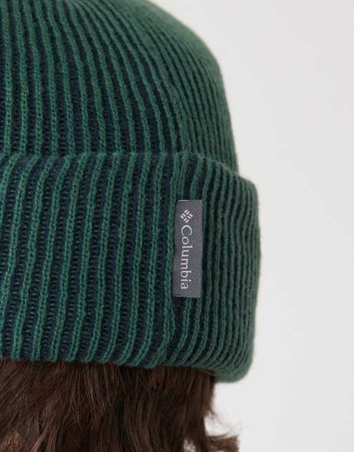 Columbia - Provisions - Beanie met omgeslagen rand in groen, 2 van 3