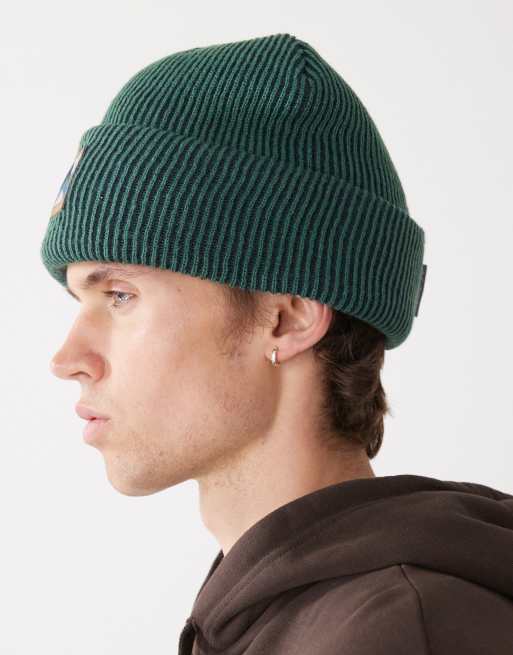 Columbia - Provisions - Beanie met omgeslagen rand in groen, 3 van 3