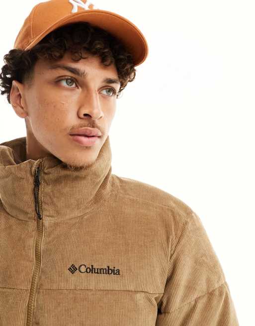 Columbia – Puffect – Brązowa sztruksowa kurtka ocieplana, 3 z 4