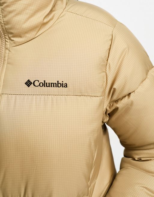 Columbia Puffect Jacket Beige - Envío gratis   ! - textil Plumas  Mujer 126,00 €