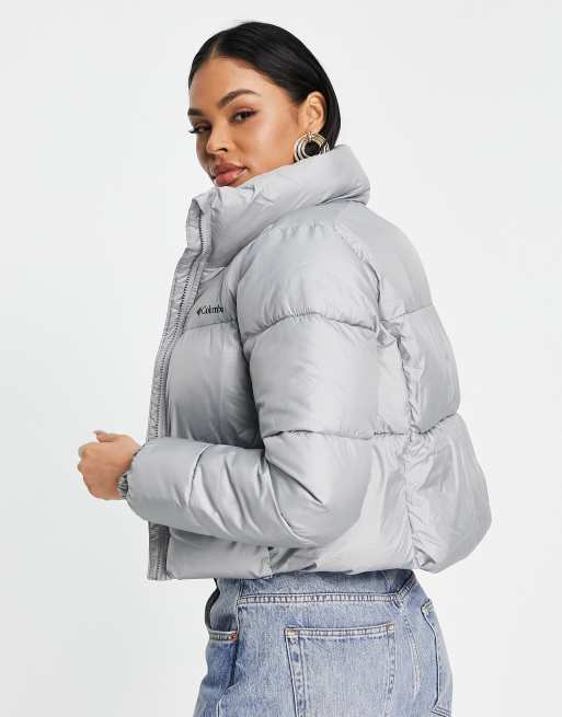 Gray hotsell cropped jacket