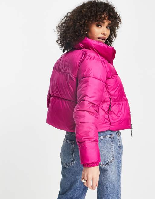 Columbia pink store puffer jacket