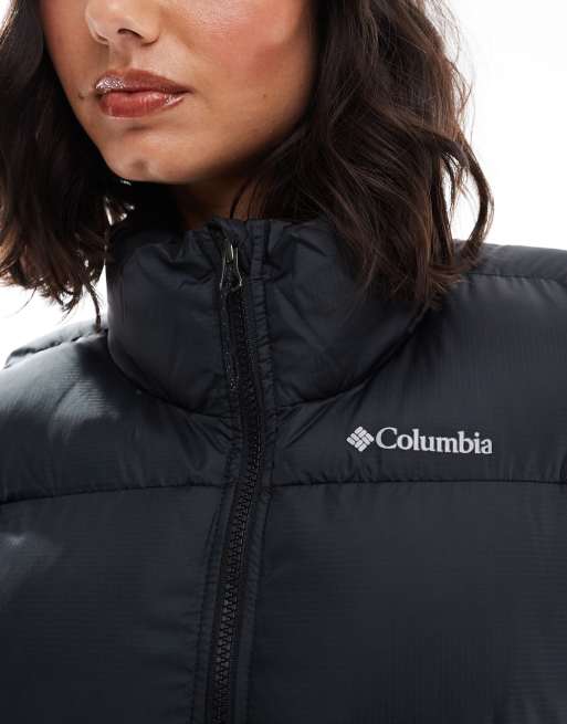 Columbia - Puffect - Gewatteerde bodywarmer met lange pasvorm in zwart, 3 van 4