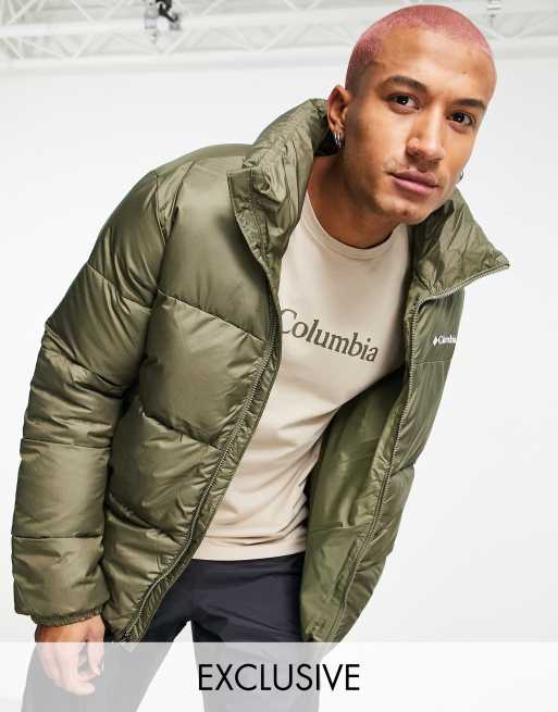 Columbia – Puffect – Grön pufferjacka, endast hos ASOS 
