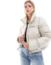 Sixth June unisex pleated two tone puffer jacket in multi