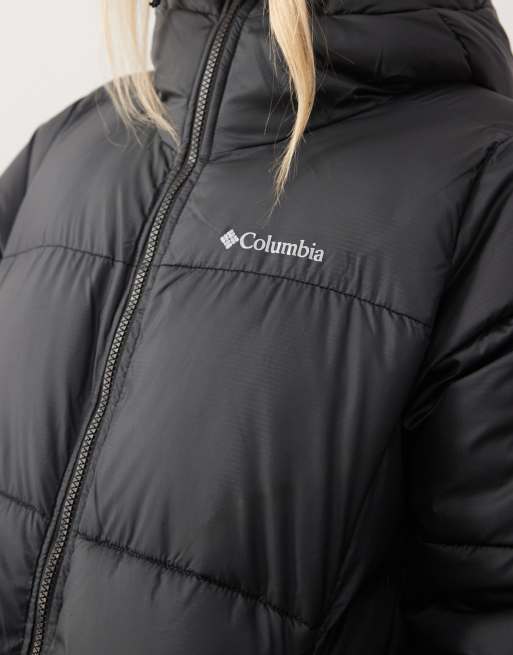 Columbia - Puffect II - Gewatteerd halflang jack met capuchon in zwart, 2 van 4