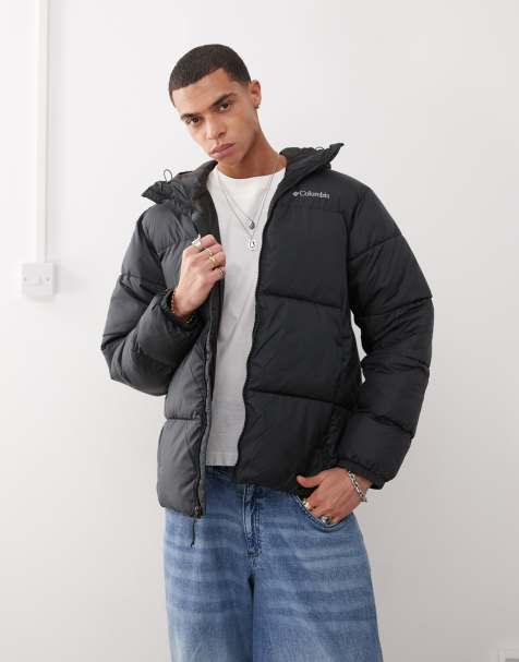 Columbia Puffect II hooded puffer coat in black - view 1