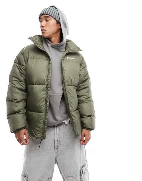 Men's Green Jackets & Coats, Puffer, Cargo & Khaki