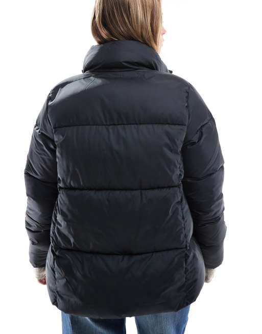Columbia Puffect II puffer full zip jacket in black, 4 of 4