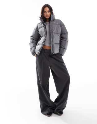 Columbia Puffect II puffer full zip jacket in city grey