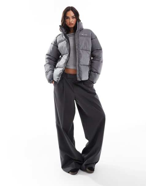 Columbia Puffect II puffer full zip jacket in city grey - view 1