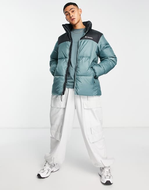 Teal store columbia jacket