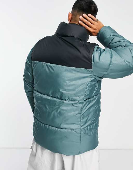 Columbia Puffect II puffer jacket in teal | ASOS