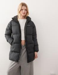 Columbia Puffect II puffer mid hooded jacket in black