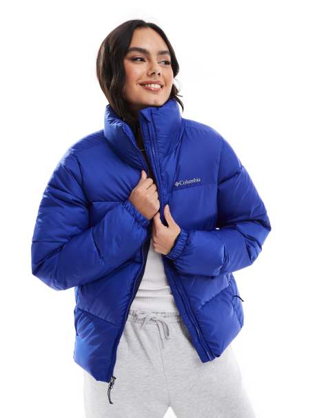 Columbia – Puffect II – Pufferjacke in Klematis-Blau mit Reißverschluss - view 1
