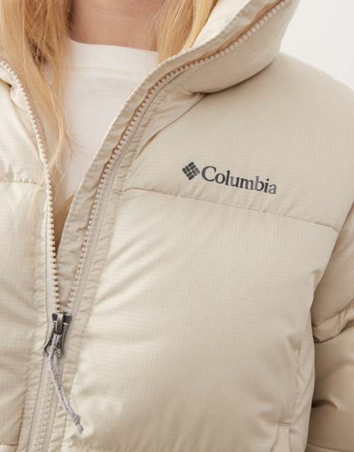 Columbia – Puffect II – Szarobeżowa krótka kurtka ocieplana, 3 z 4