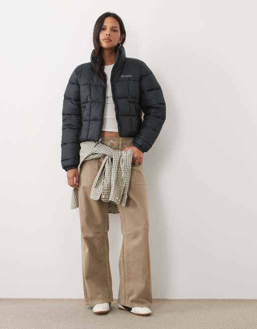Columbia Puffect III cropped jacket in black, 2 of 4