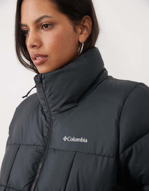 Columbia Puffect III cropped jacket in black, 3 of 4