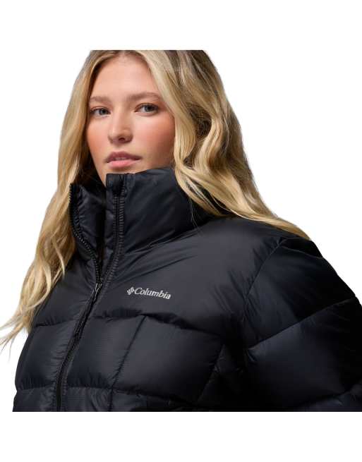 Columbia Puffect iii cropped jacket in black, 3 of 4