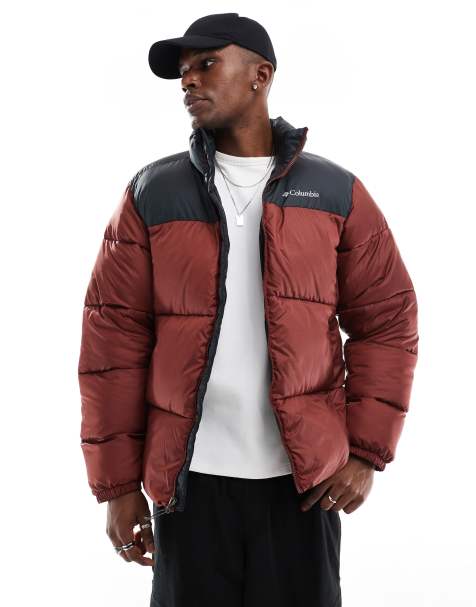 Columbia Puffect III jacket in burgundy - view 1