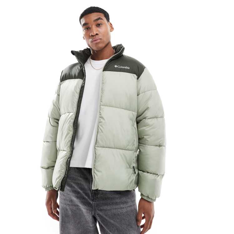 Columbia Puffect III jacket in green ASOS