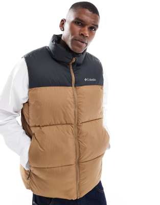 Columbia Puffect III vest in brown