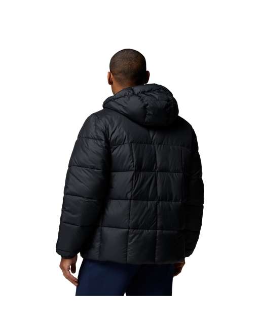 Columbia Puffect iv hooded jacket in black, 2 of 4