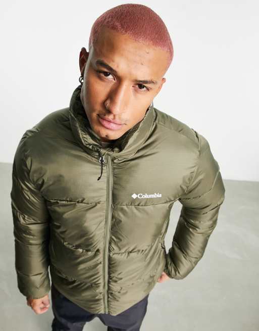 Green shop columbia jacket