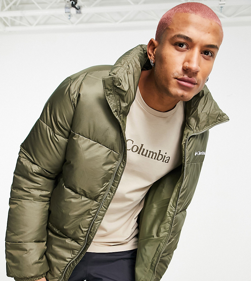 Columbia Puffect jacket in green Exclusive to ASOS