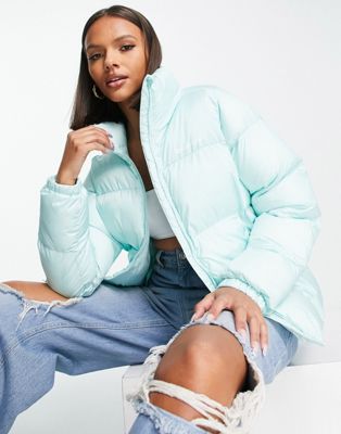 Columbia Puffect jacket in light blue Exclusive at ASOS - Click1Get2 Cyber Monday