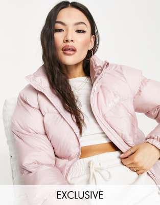 Columbia pink puffer jacket sale