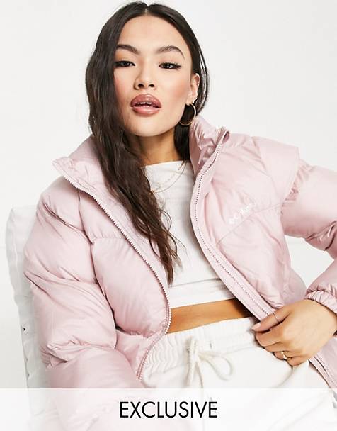 Columbia Puffect jacket in pink Exclusive at ASOS