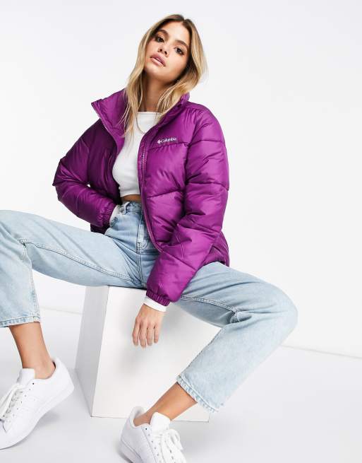 Columbia store purple coat