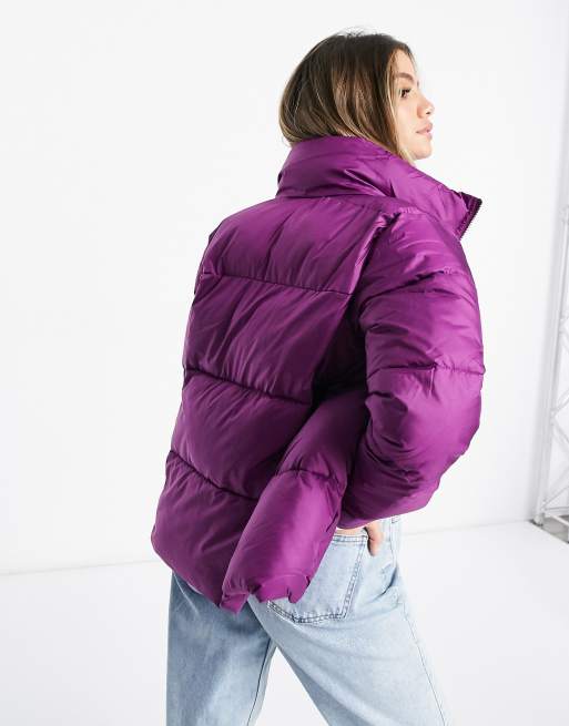 Columbia Puffect jacket in purple