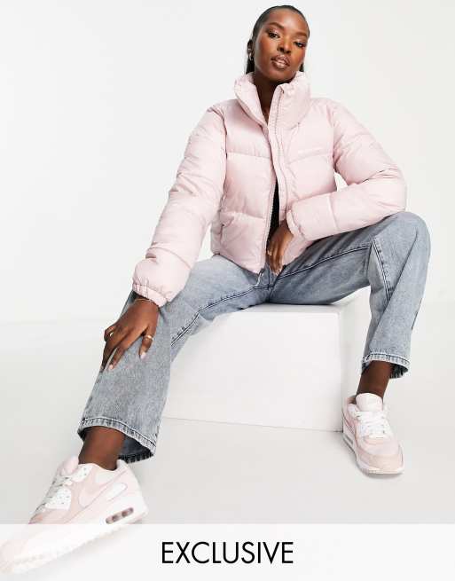 Columbia - Puffect - Lyserød cropped jakke - Kun hos ASOS