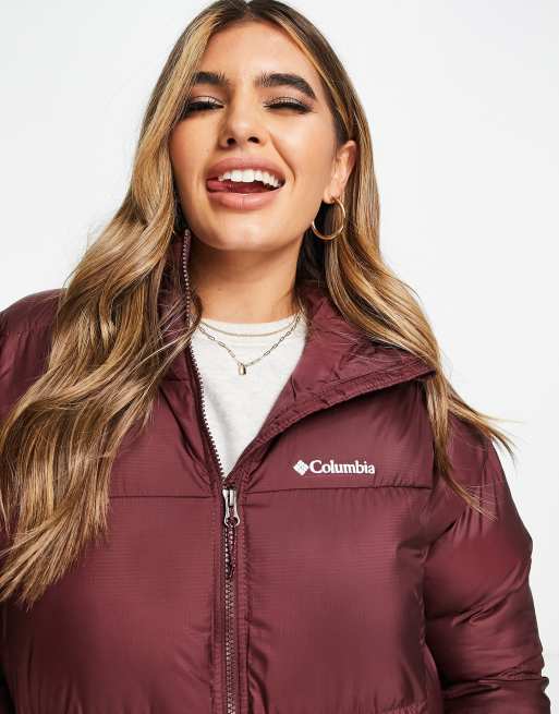 Burgundy columbia hot sale jacket