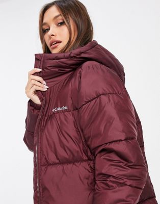 burgundy columbia jacket