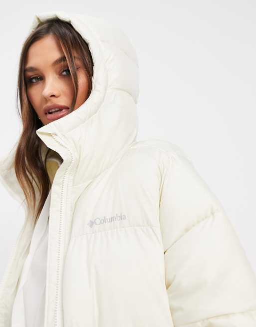 Columbia Puffect Mid jacket in white