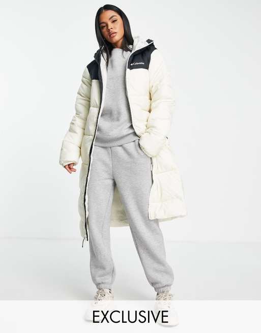 Columbia - Puffect - Parka beige/nero - In esclusiva su ASOS 