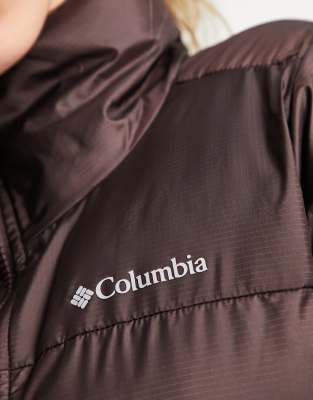 Columbia purple puffer on sale jacket