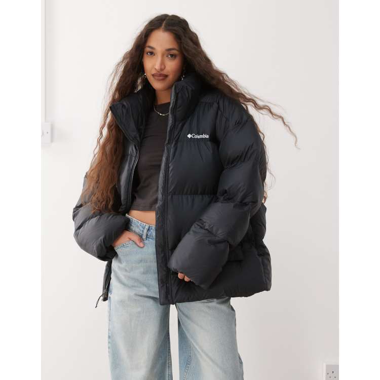 Columbia Puffect Surplus Oversize Steppjacke in Schwarz exklusiv bei ASOS