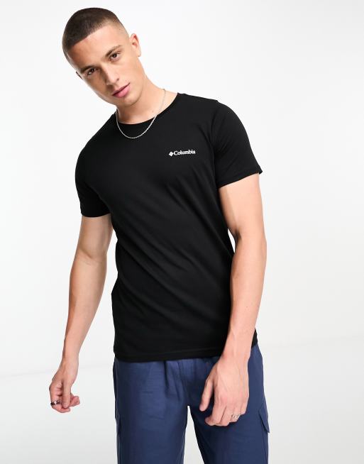 Columbia Rapid Ridge back graphic t-shirt in black exclusive to