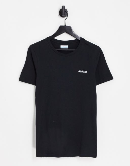 Columbia Rapid Ridge back print t-shirt in black Exclusive at ASOS