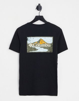Columbia Rapid Ridge back print t-shirt in black  - ASOS Price Checker