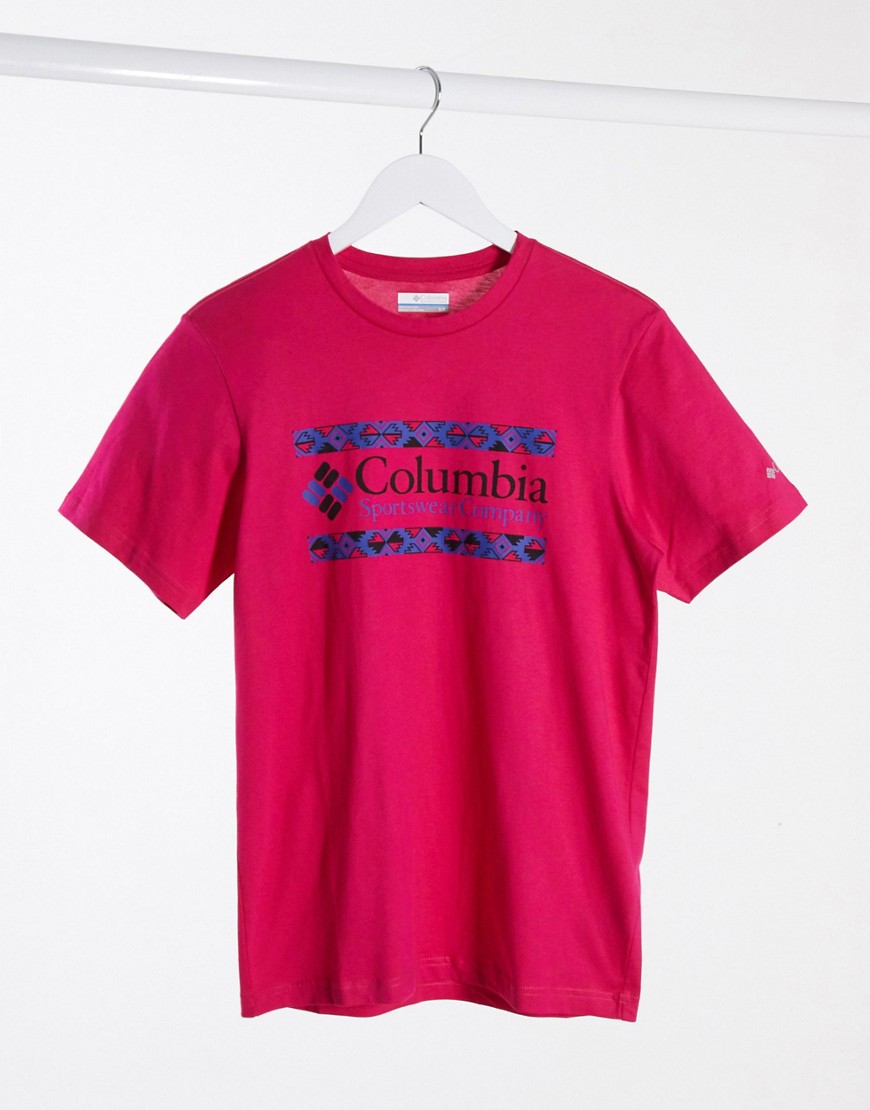 Columbia - Rapid Ridge - Grafisch T-shirt in roze