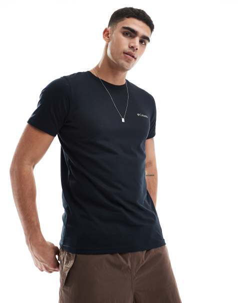 Columbia - Rapid Ridge II - T-shirt nera con stampa sul retro - view 1