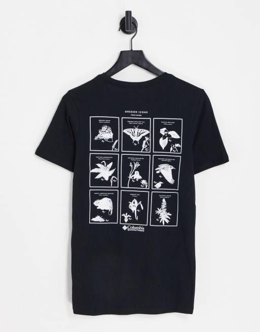 Columbia - Rapid Ridge - Sort T-shirt med print på ryggen - Kun hos ASOS 