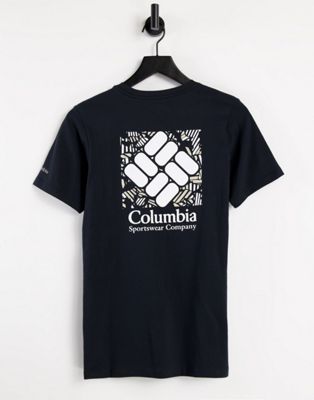 Tops Columbia - Rapid Ridge - T-shirt avec imprimé graphique au dos - Noir