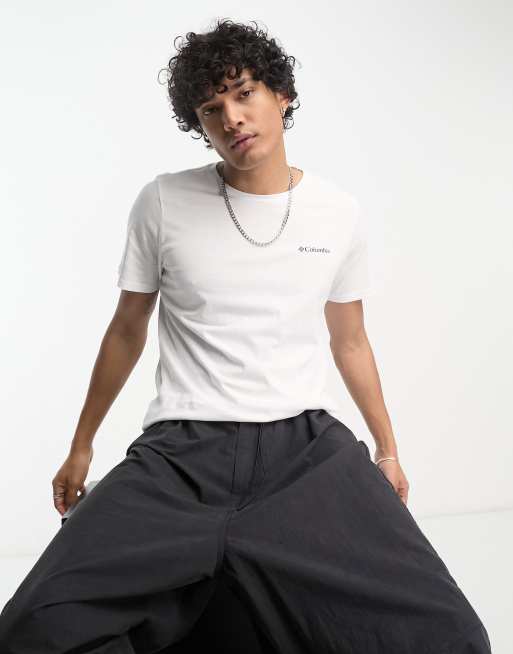 Columbia – Rapid Ridge – Vit t-shirt med tryck baktill, endast hos ASOS, 2 av 4